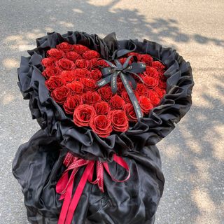 Bó Hoa Hồng Nhũ 50 Bông Giá Rẻ Tặng Người Yêu Siêu Đẹp