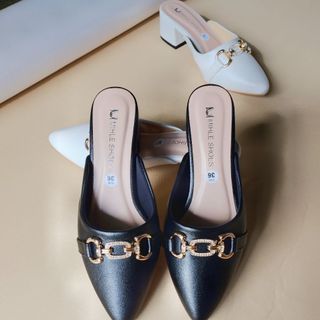 Dép Sục Nữ 5 Phân Da Mờ