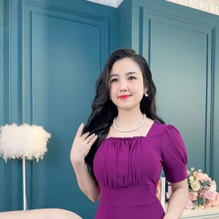 Đầm dự tiệc chất liệu voan lót thun cao cấp, mềm mại, sang trong,thanh lịch A04