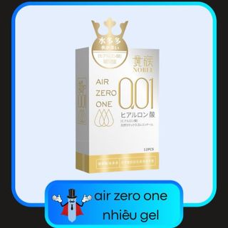 bao cao su 0.01 Air Zero One - cực nhiều gel - hộp 12 cái