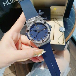 SALE NHANH ĐỒNG HỒ NAM NỮ CAO CẤP HUB MÁY PIN NHẬT DÂY CAO SU VIỀN VUÔNG 2