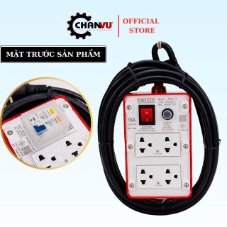 Ổ Cắm Công nghiệp SUNTECH 4 Lỗ Có Nối Đất, Công Suất 2600W, tiêu chuẩn Thái Lan