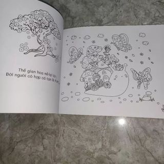 Sách - Vẽ hạnh phúc trong an yên - Cuốn sách tô màu lưu giữ thời gian