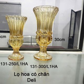 BÌNH CẮM HOA CÓ CHÂN 30CM DELI DSHP131- 300L1HA