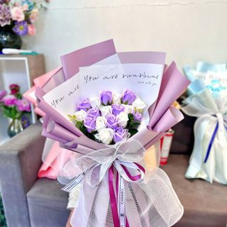 Những Bó Hoa Hồng Sáp Thơm Xinh Đẹp Giá Rẻ
