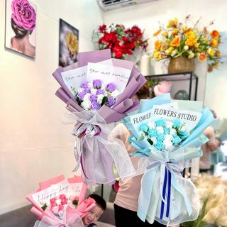 Những Bó Hoa Hồng Sáp Thơm Xinh Đẹp Giá Rẻ