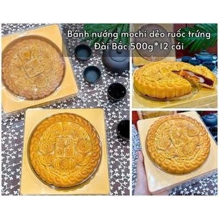 Bánh trung thu mochi Trứng Ruốc nội địa trung 500g