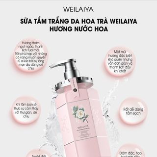 Sữa Tắm Trắng Da Hương Nước Hoa Weilaiya 450ml