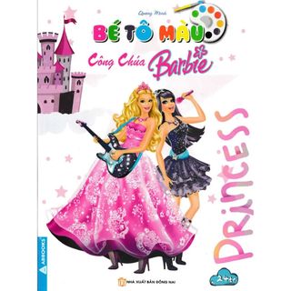 Combo Sách Bé Tô Màu: Capybara + Labubu + Công Chúa Barbie (Bộ 4 Cuốn)