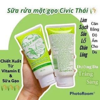 Sữa Rửa Mặt Gạo Civic Riceberry Milk Thái Lan180g giá sỉ