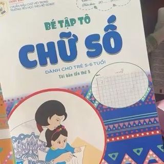 Sách - Combo Bé Tập Tô - Dành Cho Trẻ 5-6 Tuổi: Bé Tập Tô Chữ Cái Tập 1 + 2, Chữ Số, Các Nét Cơ Bản (Bộ 4 Cuốn) - ABB