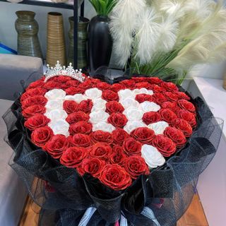 Bó Hoa Hồng Nhũ Kim Tuyến 80 Bông - Quà Tặng Mẹ Xinh Xắn