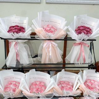 Những Bó Hoa Nhũ Xinh Đẹp Nhỏ Nhắn 11 Bông Dễ Thương