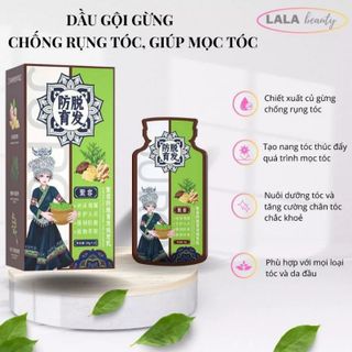 Hộp 10 gói Dầu gội Gừng Jurong (Chuẩn Trung)