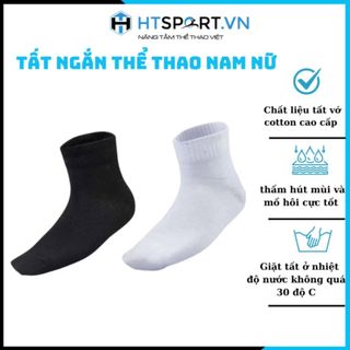 Tất ngắn nam nữ Vớ thấp cổ trơn chống hôi chân giá sỉ