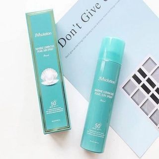 Xịt Chống Nắng Làm Mát Chiết Xuất Ngọc Trai JMsolution Marine Luminous Pearl Sun Spray Pearl 180ml