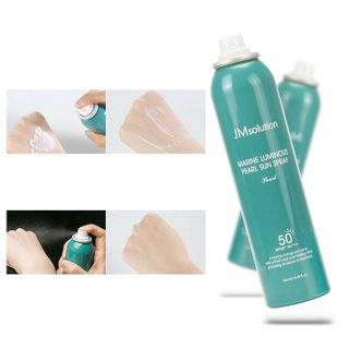 Xịt Chống Nắng Làm Mát Chiết Xuất Ngọc Trai JMsolution Marine Luminous Pearl Sun Spray Pearl 180ml