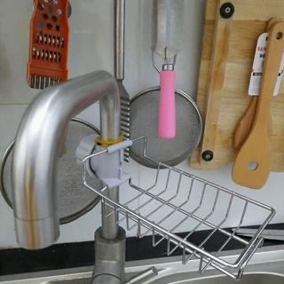 Rổ treo vòi nước rửa chén, giá treo vòi nước phòng tắm - Rổ treo vòi nước inox giá sỉ