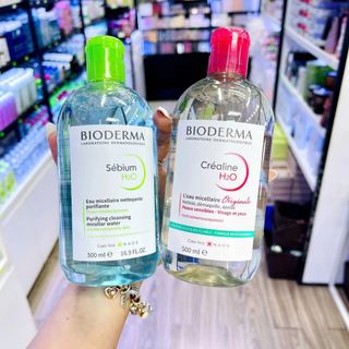 Nước Tẩy Trang Dịu Nhẹ Cho Da Mặt BIODERMACrealine/Sebium H20 500ml