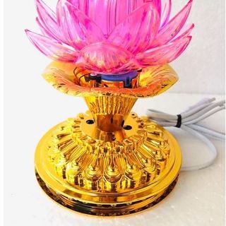 ĐÈN THỜ TRANG TRÍ HOA SEN XOAY NO.761