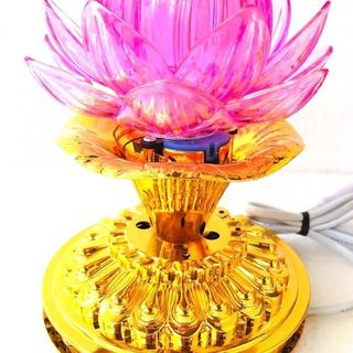 ĐÈN THỜ TRANG TRÍ HOA SEN XOAY NO.761