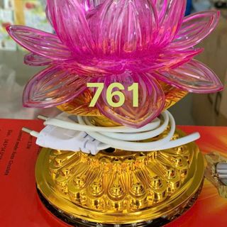 ĐÈN THỜ TRANG TRÍ HOA SEN XOAY NO.761