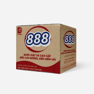 Nước Giặt Xả 888 Hương Nước Hoa Đam Mê túi 3,2kg