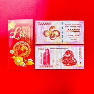 Sỉ Tiền Macao Rắn 1 Triệu Năm 2025 Lì Xì Tết 2025 - giá sỉ, giá buôn bán
