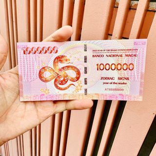 Sỉ Tiền Macao Rắn 1 Triệu Năm 2025 Lì Xì Tết 2025 - giá sỉ, giá buôn bán