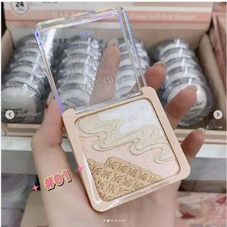 Phấn má hồng bắt sáng ombrenhiều màu AnyLady Glow giá sỉ