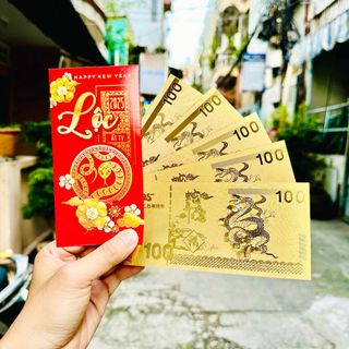 Tiền Con Rắn In Màu Plastic 3D Đẹp Mắt, Lì Xì Tết 2025 - giá sỉ, giá buôn bán