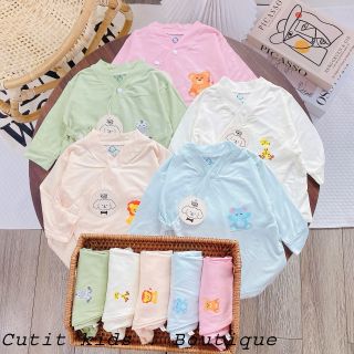 Bộ dài tay pizama nhiều màu