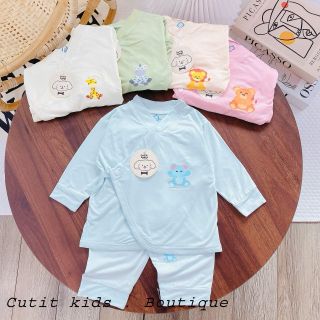 Bộ dài tay pizama nhiều màu