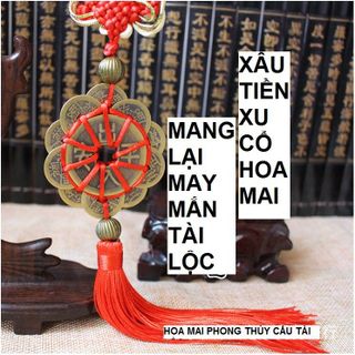 Sỉ Dây Đồng Xu Hoa Mai Thập Toàn Phong Thuỷ Tài lộc May Mắn. giá sỉ - giá bán buôn