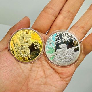 Cặp Xu Úc Rắn Vàng Bạc Không Hộp- giá sỉ, giá buôn bán