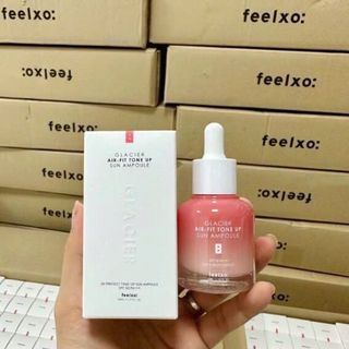 Serum chống nắng,nâng tone Feelxo Glacier Air- Fit Tone Up Sun Ampoule 30ml