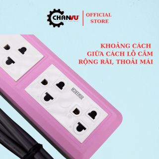 Ổ cắm điện Suntech 3 cổng, 1 công tắc, công suất lớn, chịu tải cao theo tiêu chuẩn TIS đến từ Thái Lan