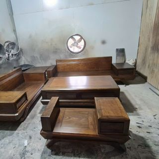 Sofa thuyền gỗ sồi 
Kt 3.4x2.7m