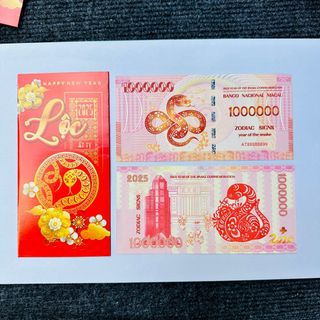 Sỉ Tiền Macao Hình Con Rắn 1 Triệu Năm 2025 Lì Xì Tết 2025 - giá sỉ, giá buôn bán
