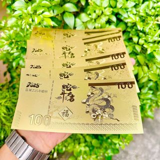 Sỉ Tiền Con Rắn Plastic Mạ Vàng - Tiền Lì Xì Tết 2025 - gía sỉ - giá buôn bán