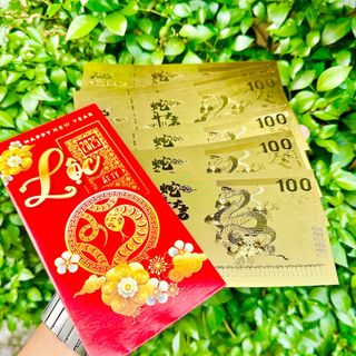 Sỉ Tiền Con Rắn Plastic Mạ Vàng - Tiền Lì Xì Tết 2025 - gía sỉ - giá buôn bán