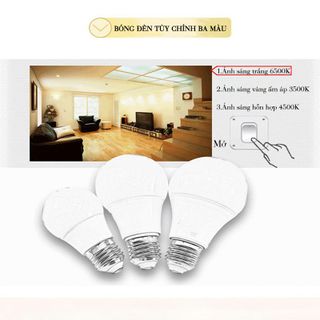 Sỉ Bóng Đèn LED 3W, 5W, 7W, 9W, 12W, 15W, 18W-ánh sáng trắng, vàng Bóng Bulb đuôi E27 Chống Cận Cho Đèn Học