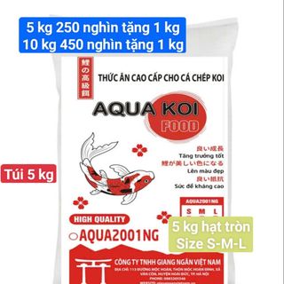 Cám cá koi Aqua koi tăng size giúp phát triển cá