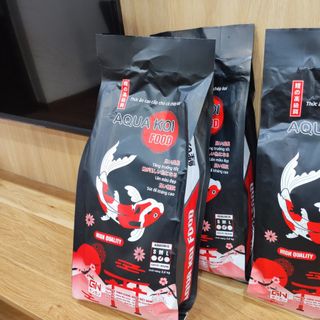 Cám cá koi Aqua koi tăng size giúp phát triển cá