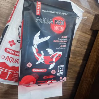 Cám cá koi Aqua koi cám hạt tròn