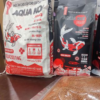CÁM CHO CÁ NHẬT AQUA KOI FOOD Bao 2,5kg, 5 KG , 10kg, 25kg