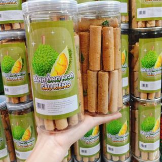 Bánh Ống Ngò Mix Ca Cao & Sầu Riêng 400G