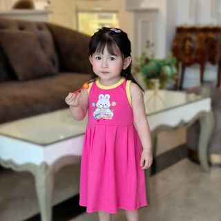 Đầm thun xuất 4 chiều siêu mềm mát