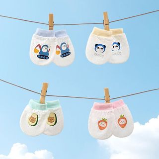 Bao Tay Sơ Sinh Cho Bé, Bao Tay Lưới Thoáng Khí Cho Trẻ 0-12 Tháng, Bao Tay Vải Mềm An Toàn Cho Trẻ Sơ Sinh