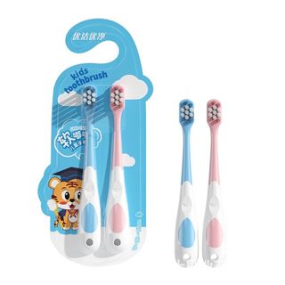 Combo 2 Bàn Chải Đánh Răng Cho Bé, Bàn Chải Răng Cho Bé Siêu Mềm Bảo Vệ Nướu